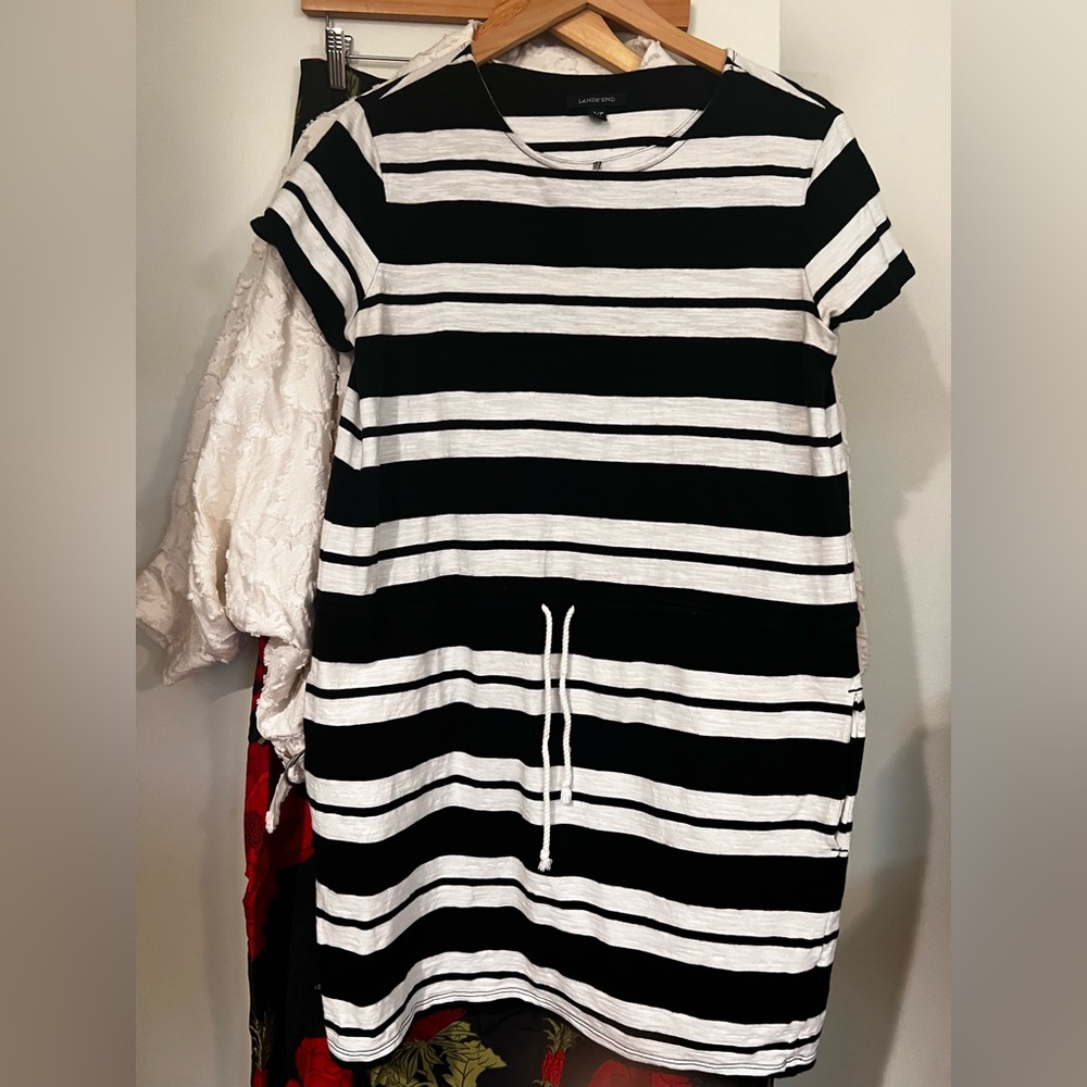 Summer Striped Beach Dress